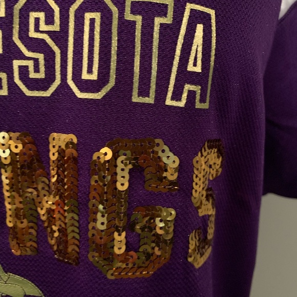 NFL Minnesota Vikings woman’s Jersey ( Extra large) sexy laced up New with tags - Picture 9 of 9